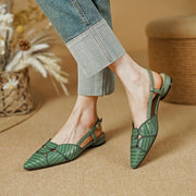 pointed toe slingback sandals, view 6 - MRSLM