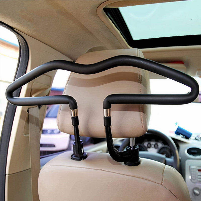 stainless-steel backseat coat hanger, view 3 - MRSLM