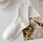 women's ruffle ankle socks 5 pairs, view 11 - MRSLM