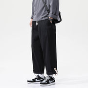 solid color loose drape trousers, view 3 - MRSLM