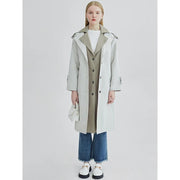 contrasting color trench coat, view 3 - MRSLM