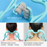Handheld neck massager roller, view 5 - MRSLM