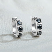 S925 silver moissanite ear clips, view 9 - MRSLM
