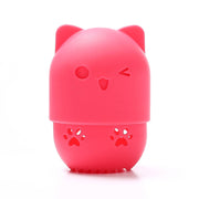 silicone cosmetic blender sponge holder, view 3 - MRSLM