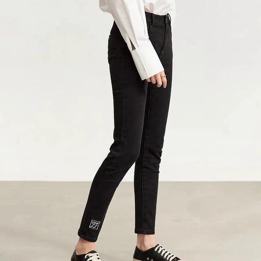 women's embroidered slim fit jeans - MRSLM