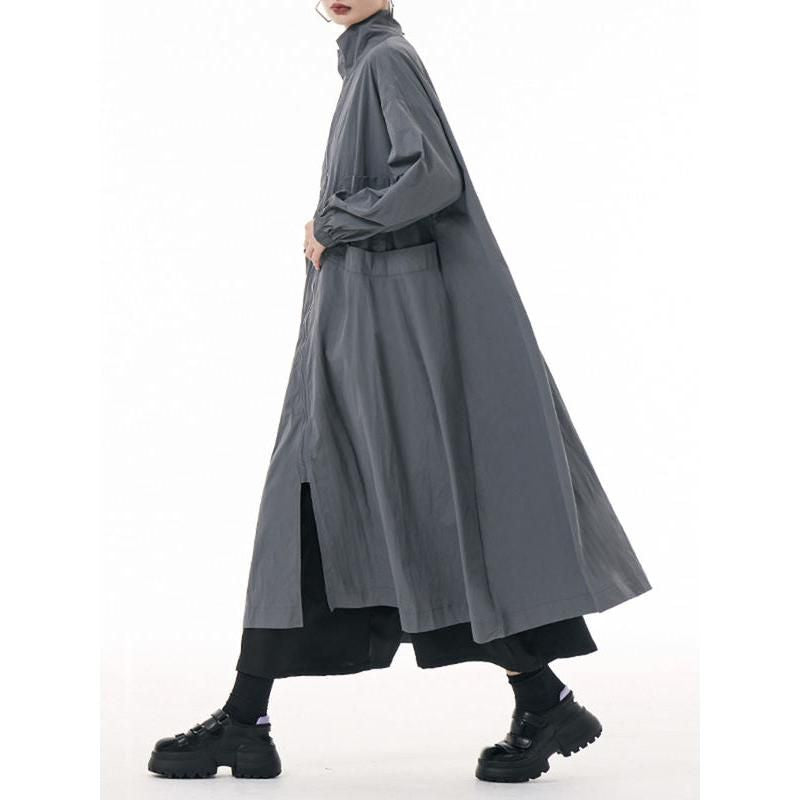 army green stylish trench coat, view 7 - MRSLM