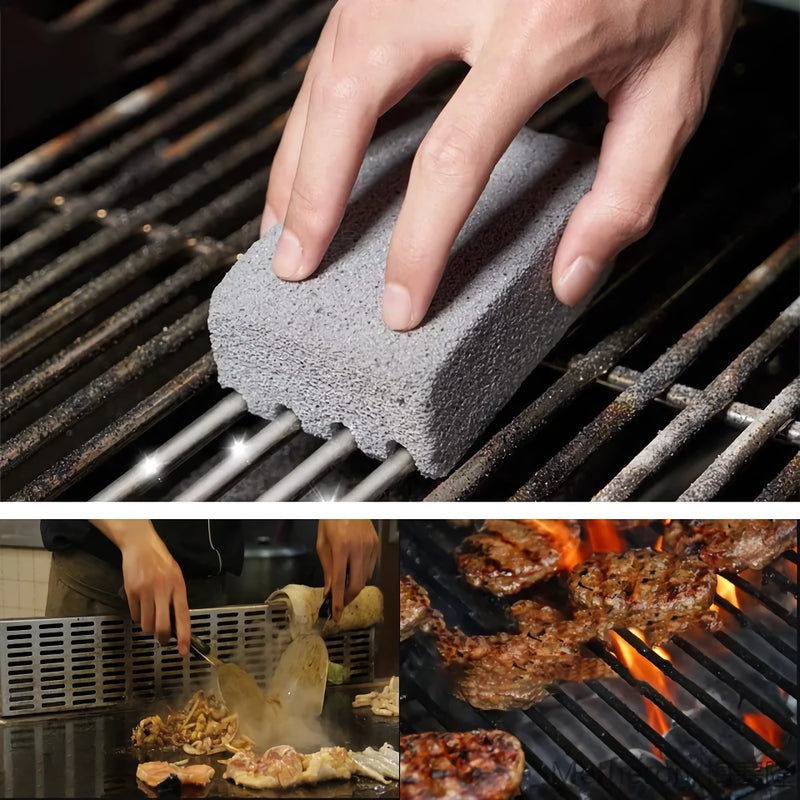 bbq grill cleaning stone, view 6 - MRSLM