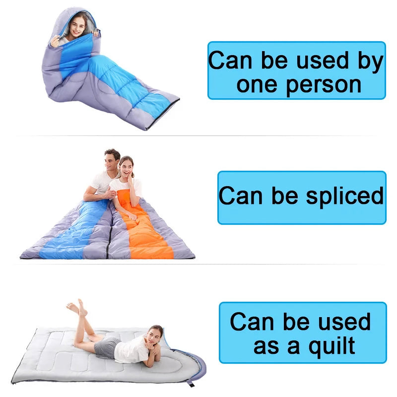 lightweight waterproof envelope sleeping bag, view 6 - MRSLM