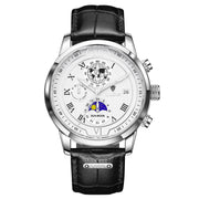 men's moon phase quartz watch, view 3 - MRSLM