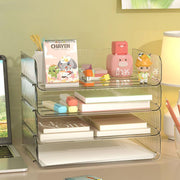 stackable transparent desk organizer - MRSLM