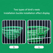 durable plastic bird nest cage, view 7 - MRSLM