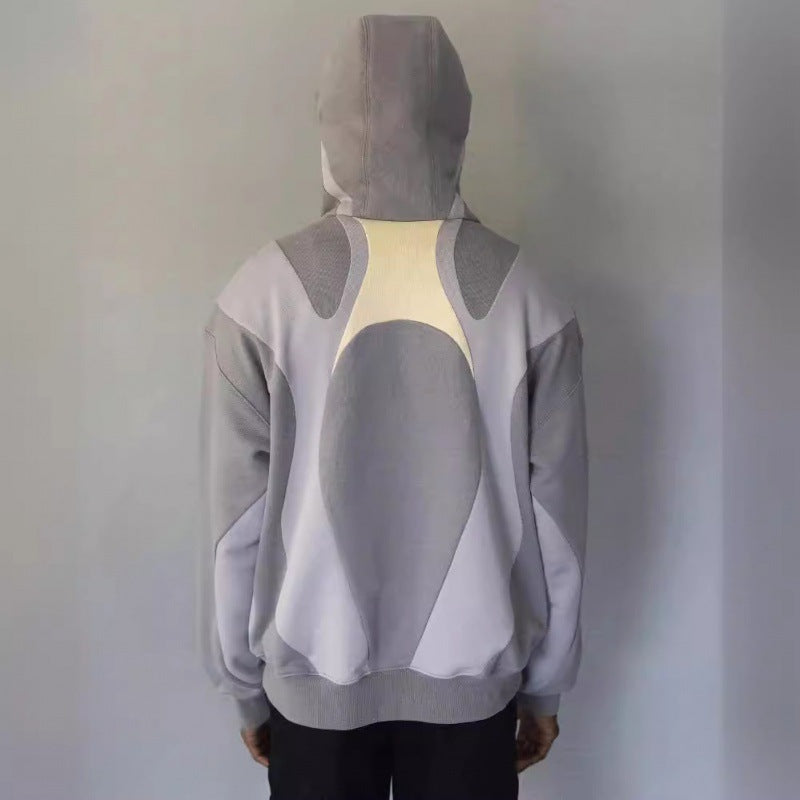 oversized patchwork pullover, view 4 - MRSLM