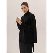 women's turtleneck sweater, view 7 - MRSLM