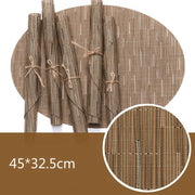 Bamboo oval placemats, view 2 - MRSLM