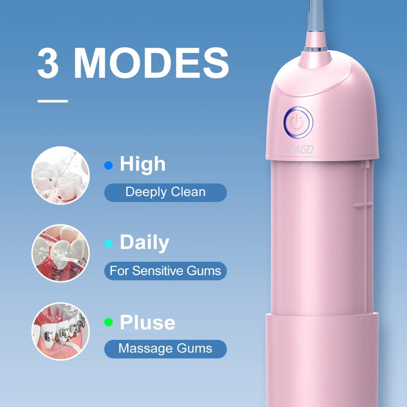 portable waterproof water flosser, view 5 - MRSLM