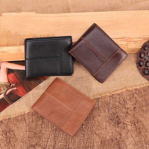 multi-card leather men's wallet - MRSLM