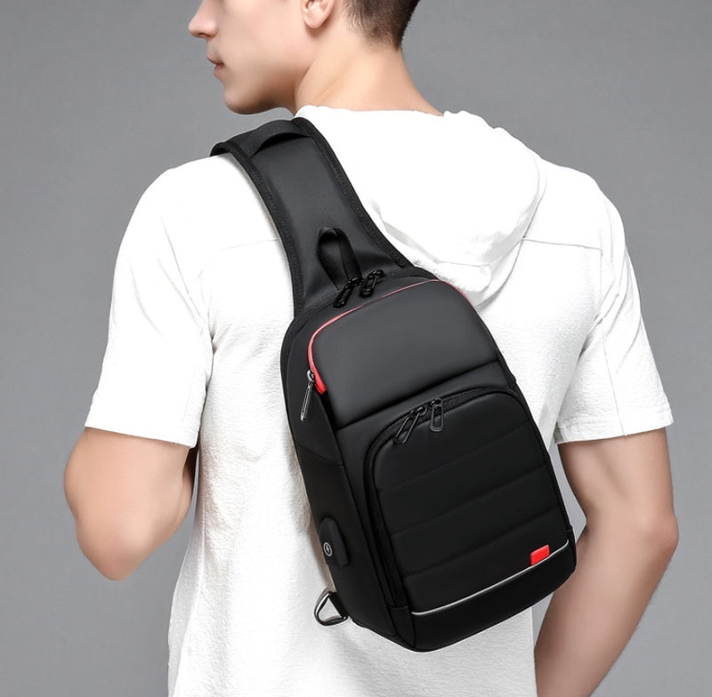 men's outdoor chest shoulder bag, view 6 - MRSLM