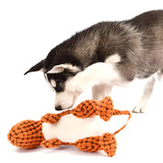dinosaur plush chew toy for dogs, view 8 - MRSLM