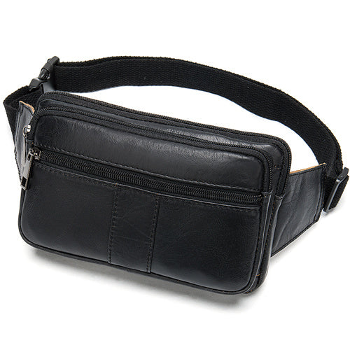 men's leather waist bag, view 8 - MRSLM