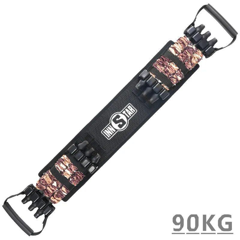 Adjustable resistance training band set, view 5 - MRSLM