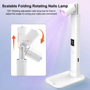 portable uv led nail lamp, view 6 - MRSLM