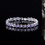 square zircon bracelet, view 7 - MRSLM