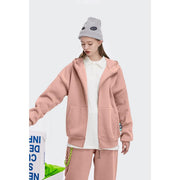 unisex fleece lined zip up hoodie, view 9 - MRSLM