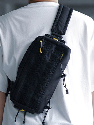 Men's tactical crossbody messenger bag, view 5 - MRSLM