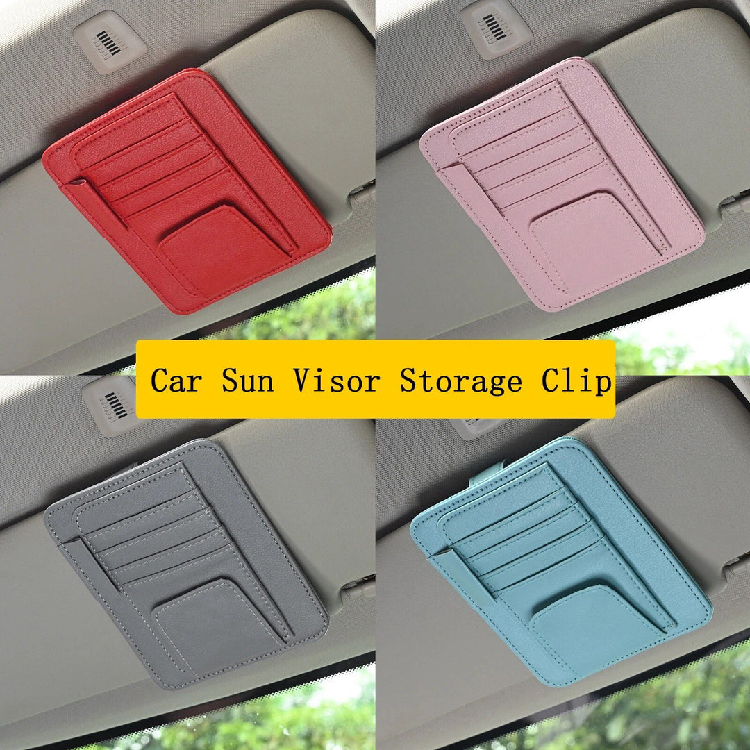 Car Interior Multi-Function Sun Visor Organizer