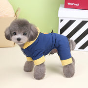 waterproof pet hoodie jumpsuit, view 5 - MRSLM