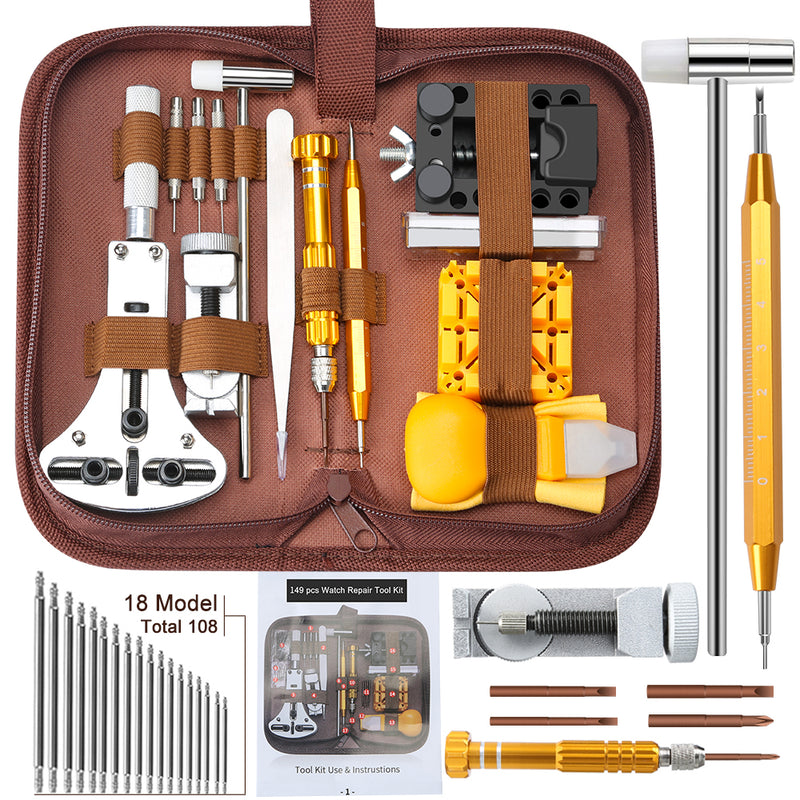 149-in-1 watch repair tool kit, view 3 - MRSLM