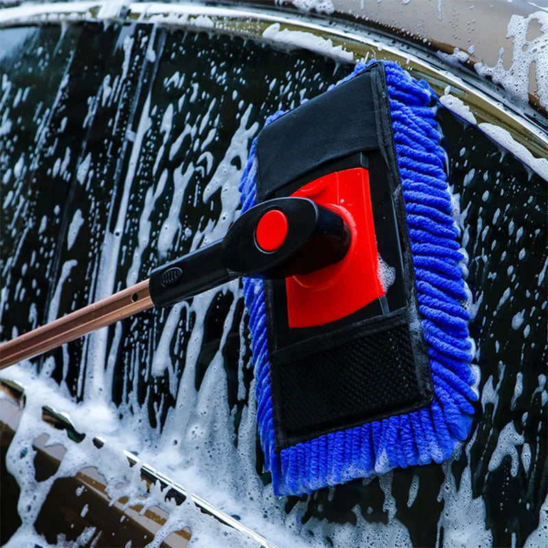 telescoping car wash brush mop, view 6 - MRSLM