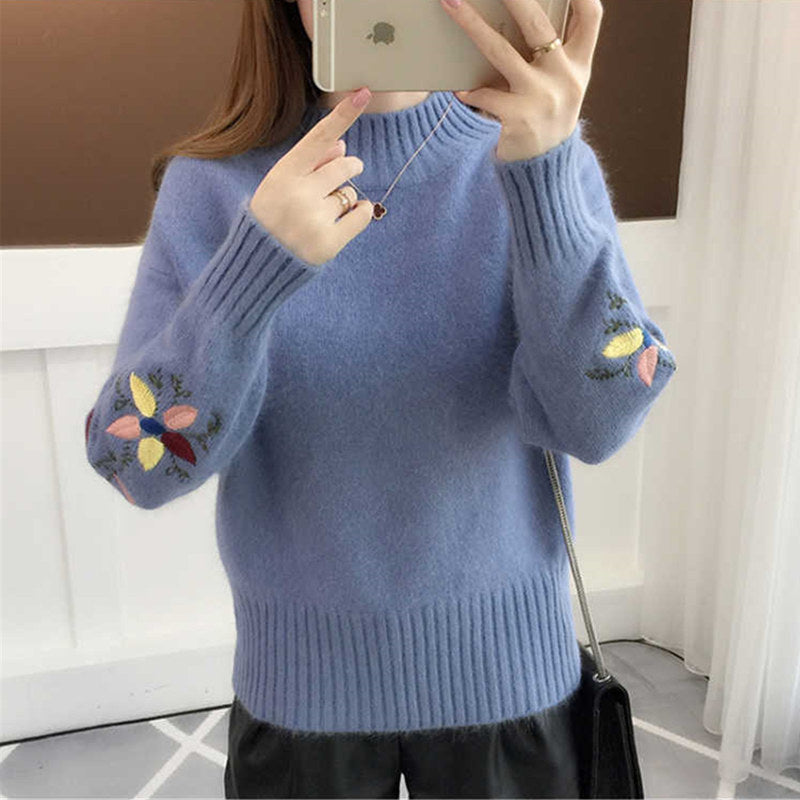 half turtleneck sweater women, view 3 - MRSLM
