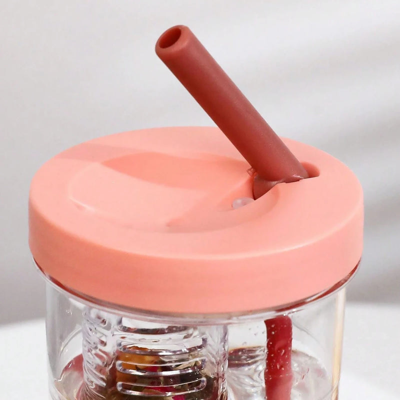 large capacity portable straw cup, view 7 - MRSLM