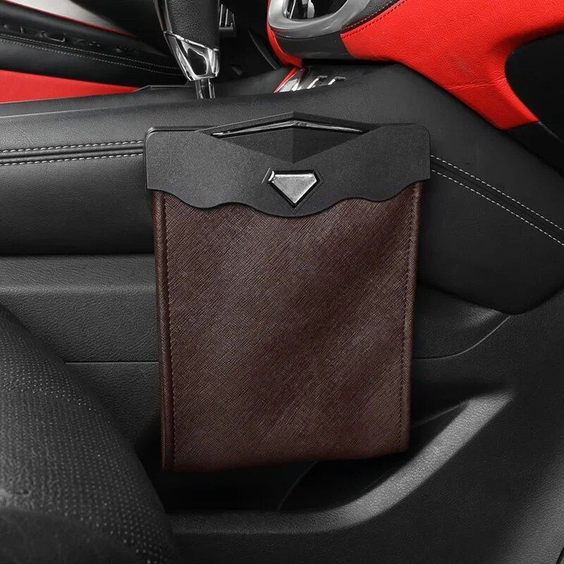 foldable front-row car trash can, view 8 - MRSLM