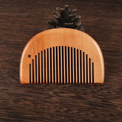 portable wooden hair and beard comb - MRSLM