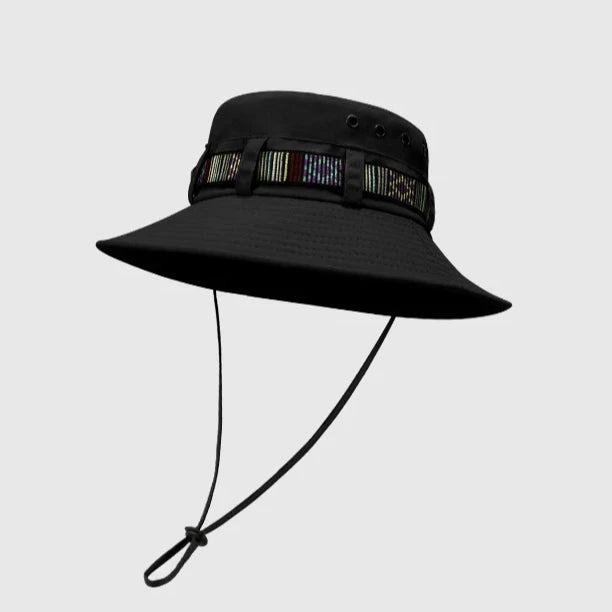 vibrant bucket hat with ethnic belt, view 5 - MRSLM