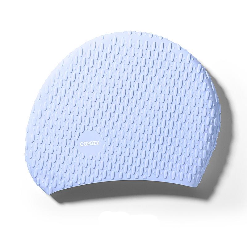 silicone swimming cap for long hair, view 6 - MRSLM