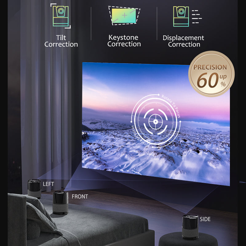 4k portable home cinema projector, view 4 - MRSLM