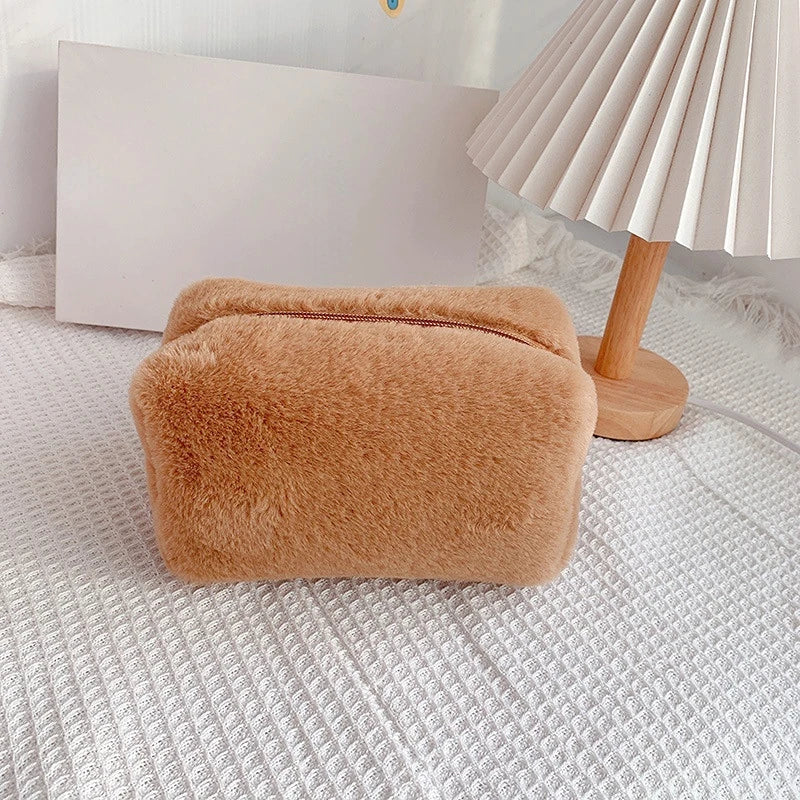 soft plush makeup bag, view 6 - MRSLM