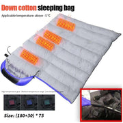 USB heated sleeping bag, view 3 - MRSLM