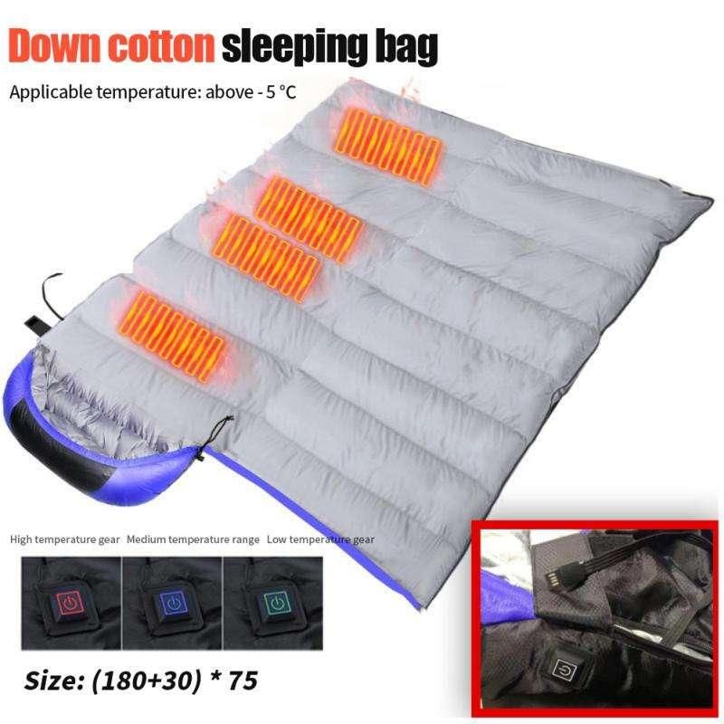 USB heated sleeping bag, view 3 - MRSLM
