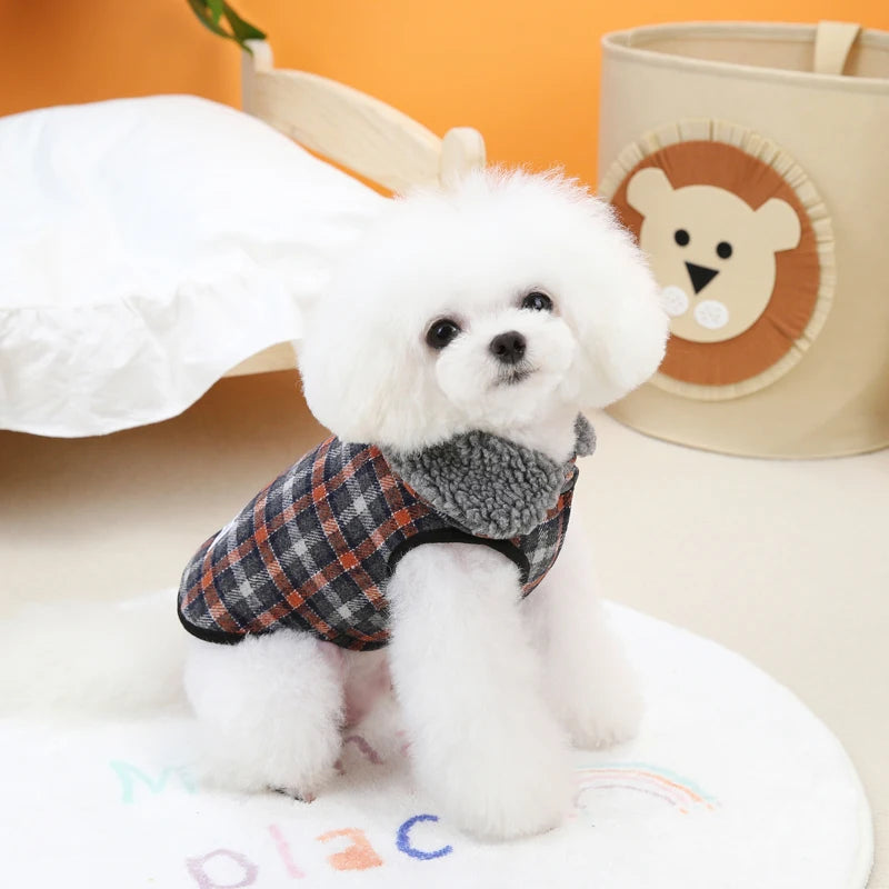 cozy winter dog coat, view 7 - MRSLM