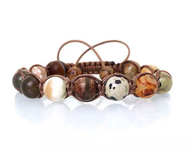 Natural Onyx Contrast Mix And Match Bracelet