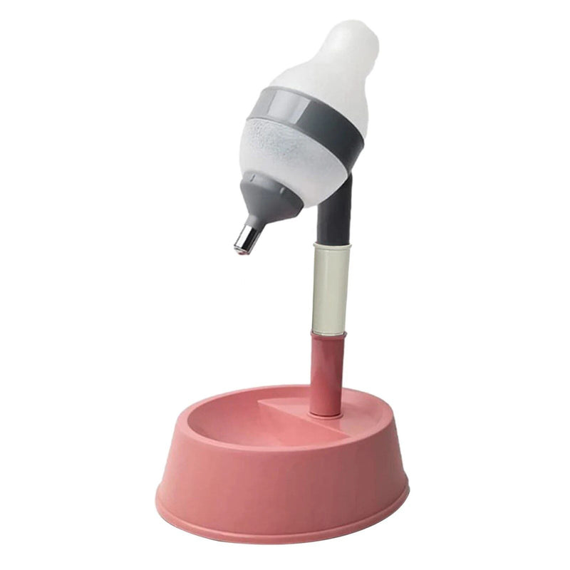 adjustable no-drip pet water dispenser stand, view 4 - MRSLM
