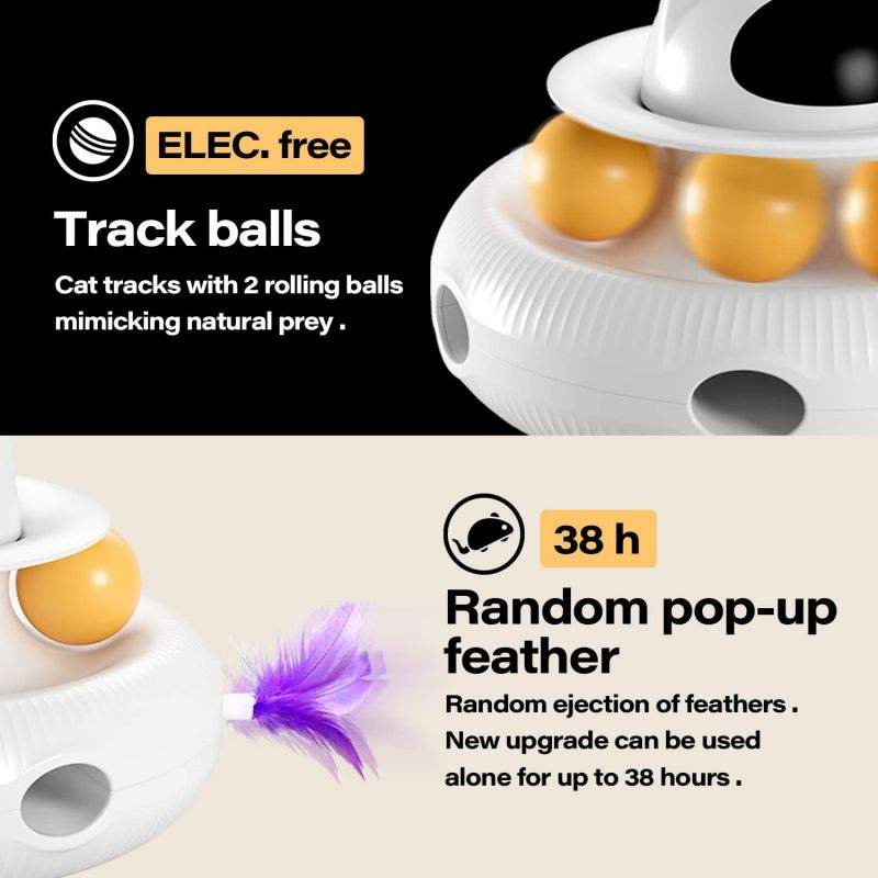 interactive cat teaser toy, view 6 - MRSLM