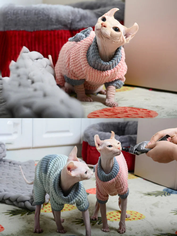 warm cotton pet sweater, view 7 - MRSLM