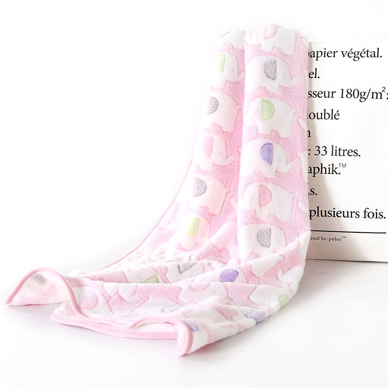 elephant baby blanket, view 3 - MRSLM