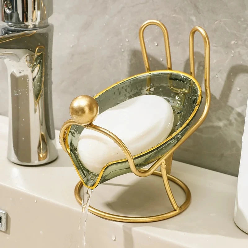 rabbit-shaped soap dish with drainage, view 6 - MRSLM