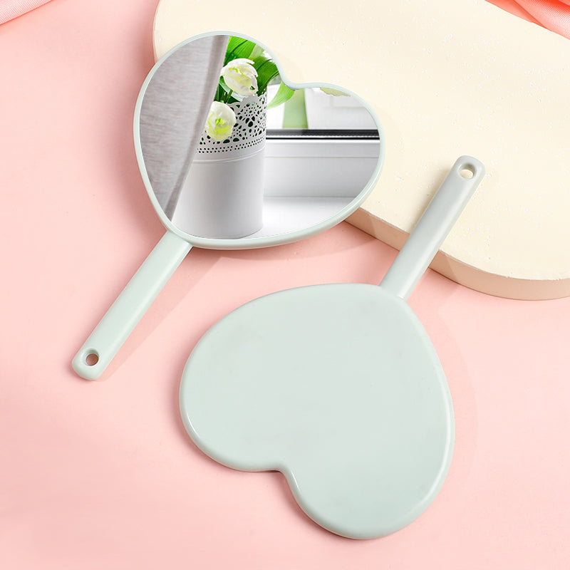 love handheld makeup mirror, view 3 - MRSLM